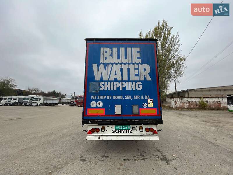 Тентований борт (штора) - напівпричіп Schmitz Cargobull SCB S3B 2015 в Запоріжжі