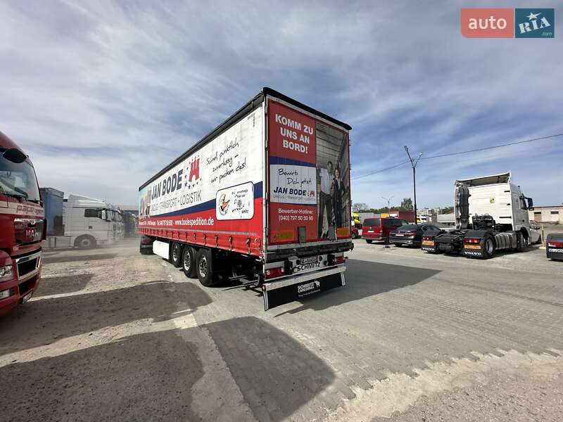 Тентований борт (штора) - напівпричіп Schmitz Cargobull SCB S3T 2016 в Калуші