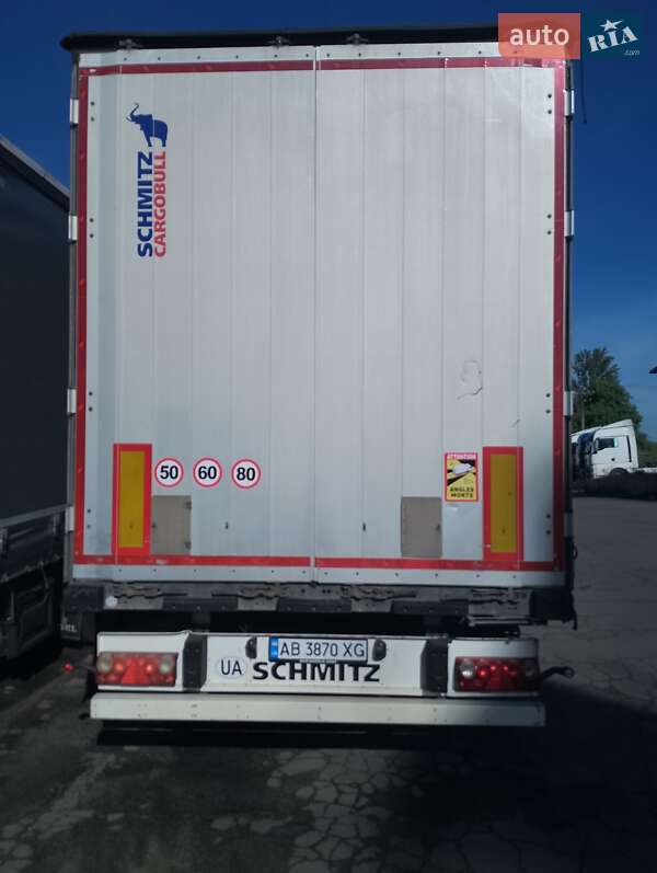 Тентований борт (штора) - напівпричіп Schmitz Cargobull SCB S3T 2014 в Гайсину