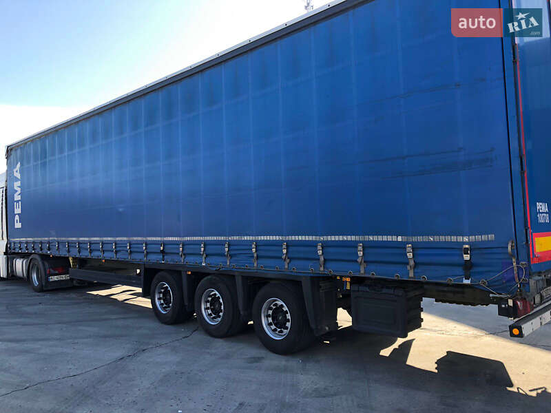 Тентований борт (штора) - напівпричіп Schmitz Cargobull SCB S3T 2014 в Луцьку
