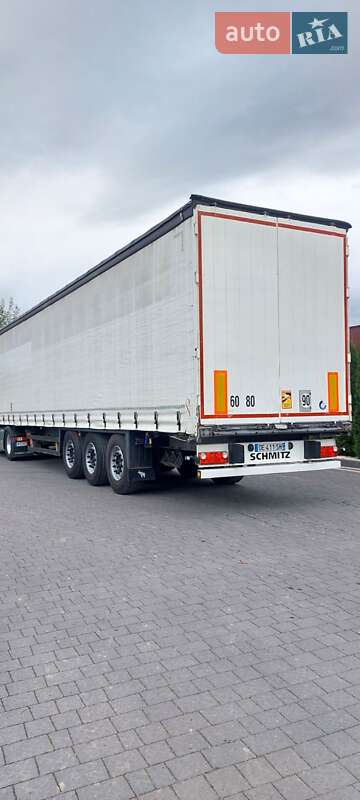 Тентованный борт (штора) - полуприцеп Schmitz Cargobull SCB S3T 2014 в 