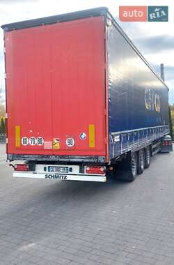 Тентованный борт (штора) - полуприцеп Schmitz Cargobull SCB S3T 2012 в 