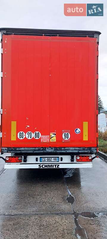 Тентований борт (штора) - напівпричіп Schmitz Cargobull SCB S3T 2012 в Надвірній