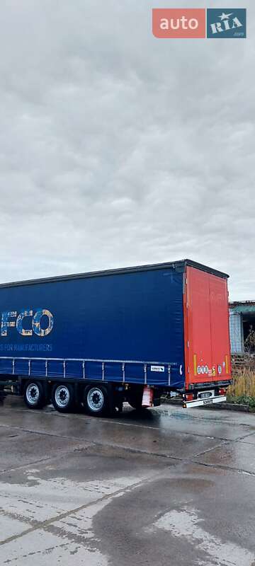 Тентований борт (штора) - напівпричіп Schmitz Cargobull SCB S3T 2012 в Надвірній