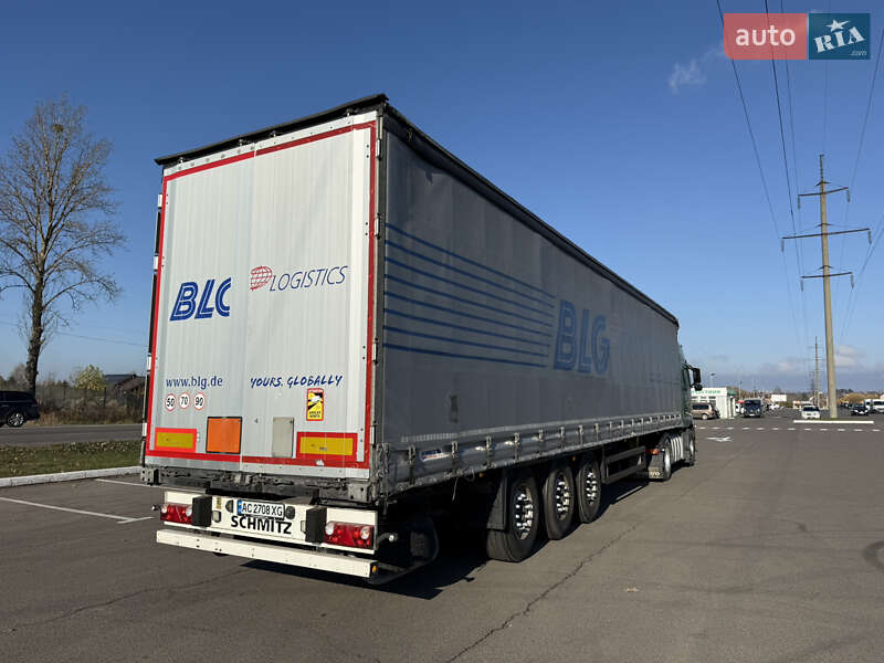 Тентований борт (штора) - напівпричіп Schmitz Cargobull SCB S3T 2016 в Луцьку