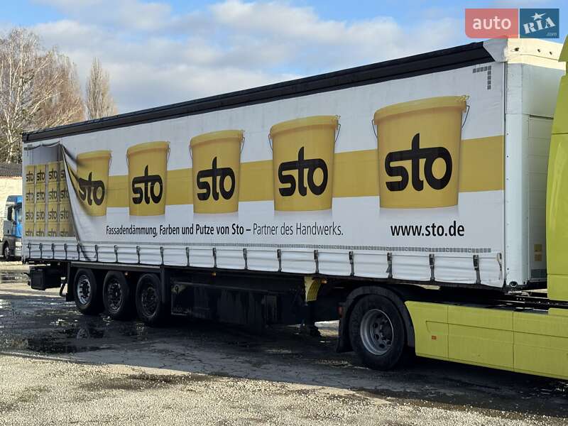 Тентований борт (штора) - напівпричіп Schmitz Cargobull SCB S3T 2015 в Житомирі