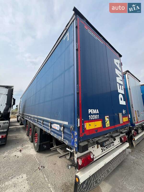 Тентований борт (штора) - напівпричіп Schmitz Cargobull SCB S3T 2015 в Рівному