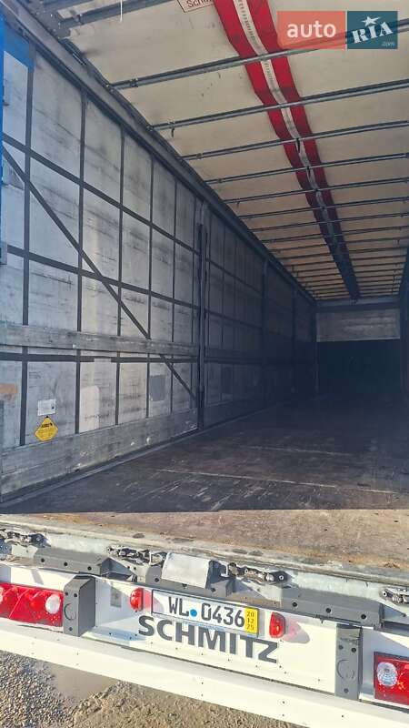 Тентований борт (штора) - напівпричіп Schmitz Cargobull SCB S3T 2014 в Калуші