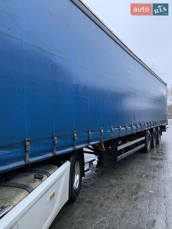 Тентований борт (штора) - напівпричіп Schmitz Cargobull SCS 24/L 2008 в Ковелі