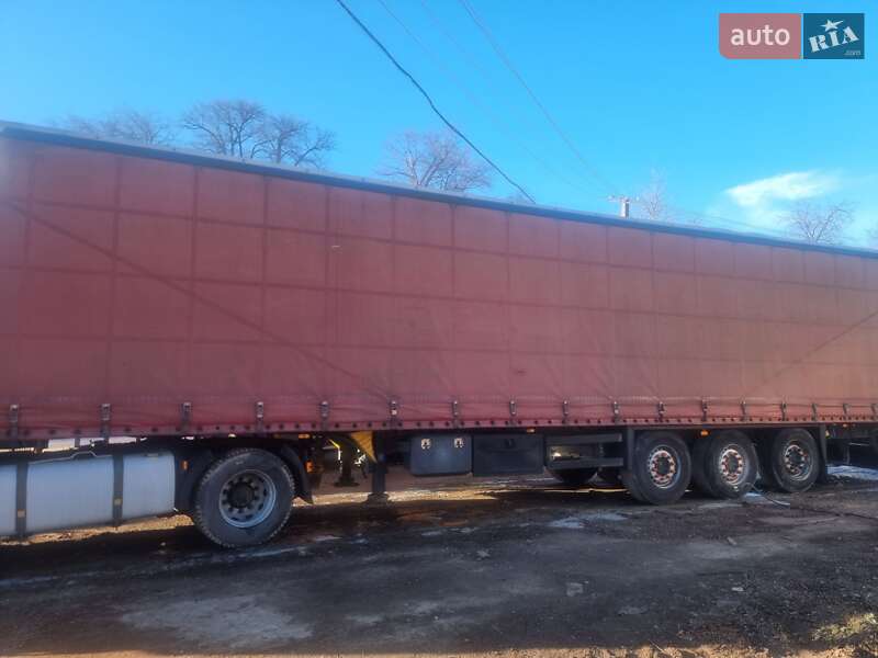 Тентований борт (штора) - напівпричіп Schmitz Cargobull SCS 24/L 2011 в 