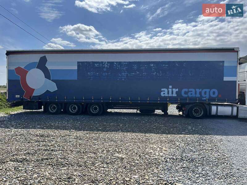 Тентований борт (штора) - напівпричіп Schmitz Cargobull SCS 24/L 2007 в Кам'янець-Подільському