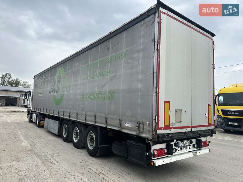 Тентований борт (штора) - напівпричіп Schmitz Cargobull SCS 24/L 2013 в Калуші