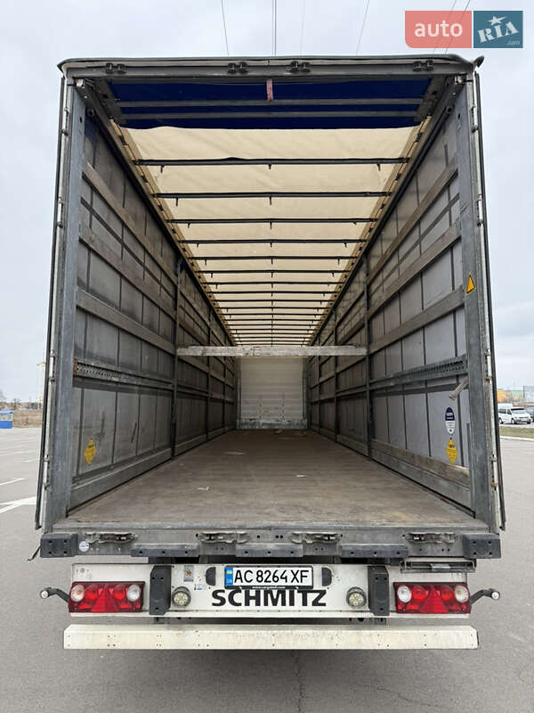 Тентованный борт (штора) - полуприцеп Schmitz Cargobull SCS 24/L 2017 в Луцке