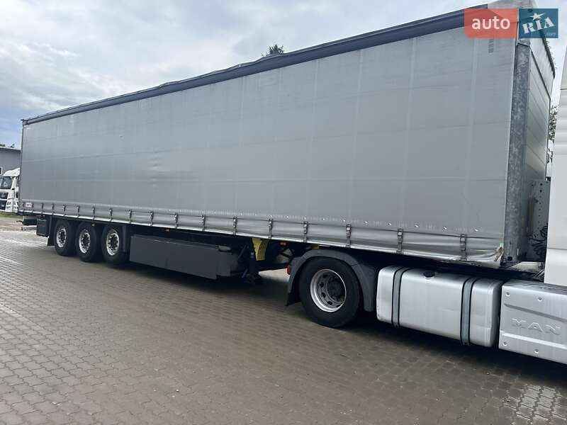 Тентований борт (штора) - напівпричіп Schmitz Cargobull SCS 24/L 2016 в Калуші