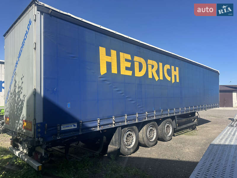 Тентований борт (штора) - напівпричіп Schmitz Cargobull SCS 24/L 2008 в 
