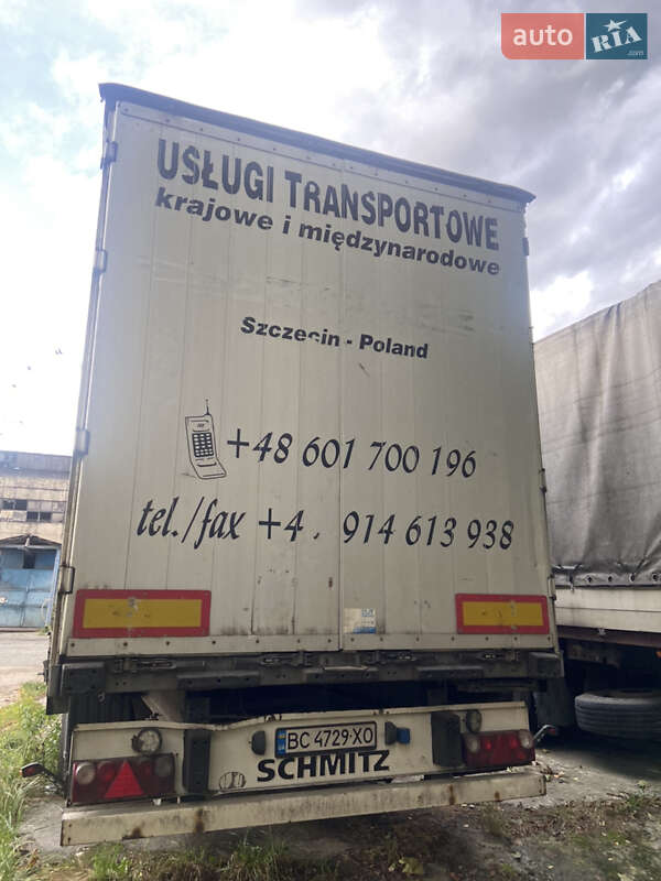 Тентований борт (штора) - напівпричіп Schmitz Cargobull SCS 24/L 2008 в Львові
