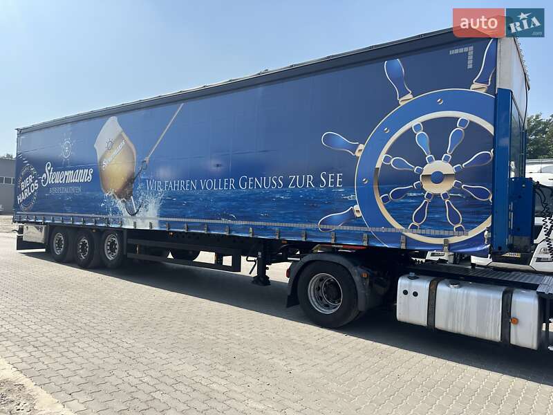 Тентований борт (штора) - напівпричіп Schmitz Cargobull SCS 24/L 2014 в Калуші