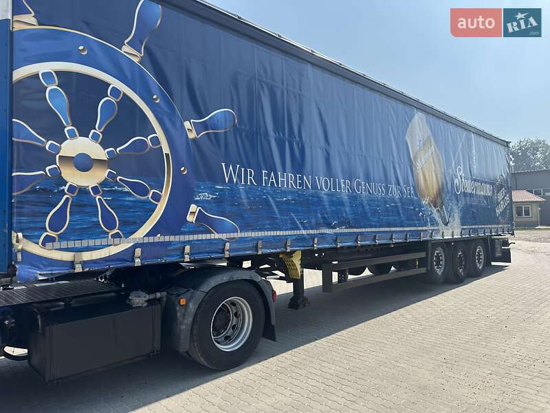 Тентований борт (штора) - напівпричіп Schmitz Cargobull SCS 24/L 2014 в Калуші