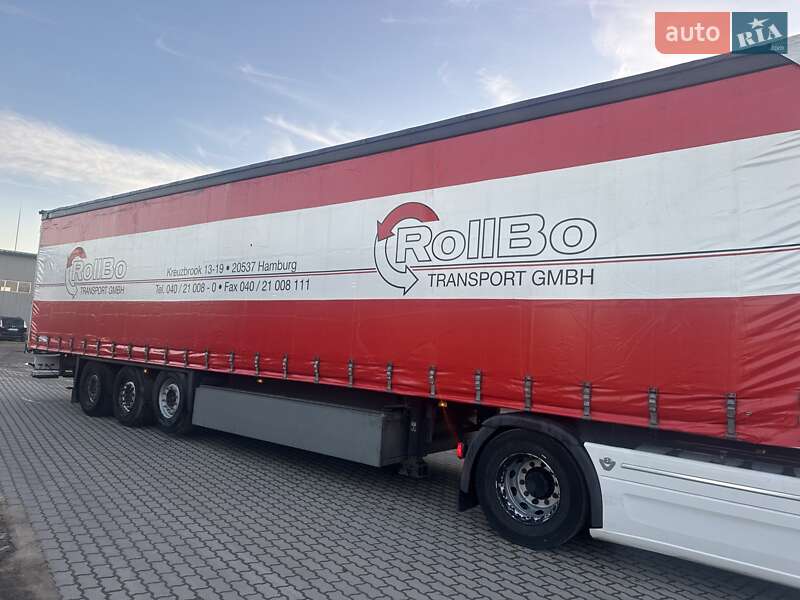Тентованный борт (штора) - полуприцеп Schmitz Cargobull SCS 24/L 2014 в Калуше
