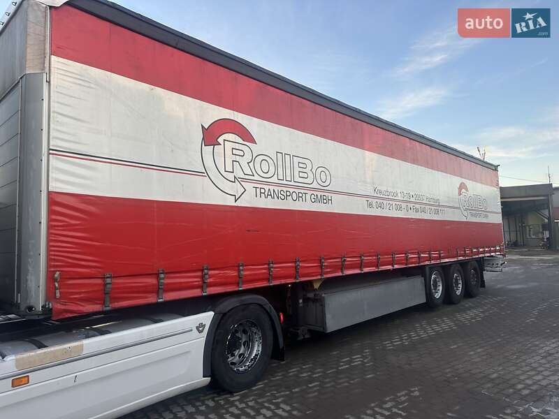 Тентованный борт (штора) - полуприцеп Schmitz Cargobull SCS 24/L 2014 в Калуше