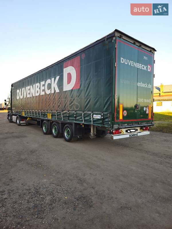 Тентованный борт (штора) - полуприцеп Schmitz Cargobull SCS 24/L 2014 в Шептицькому