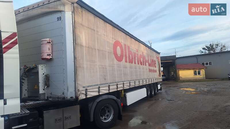 Тентований борт (штора) - напівпричіп Schmitz Cargobull SCS 24/L 2015 в Калуші