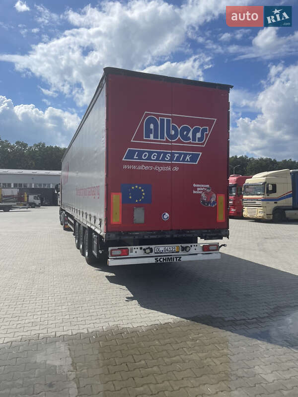 Тентований борт (штора) - напівпричіп Schmitz Cargobull SCS 2017 в Львові