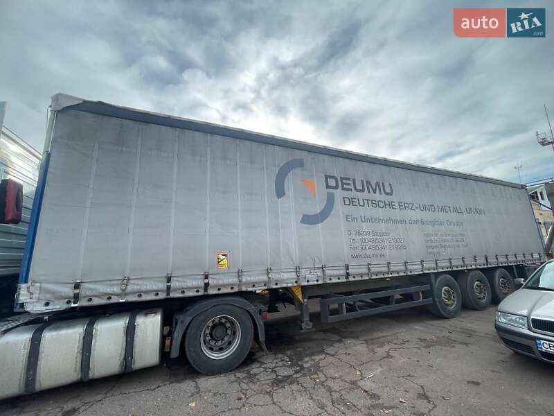 Тентованный борт (штора) - полуприцеп Schmitz Cargobull SCS 2008 в Чернигове