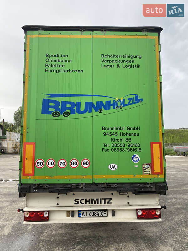 Тентованный борт (штора) - полуприцеп Schmitz Cargobull SCS 2012 в Броварах