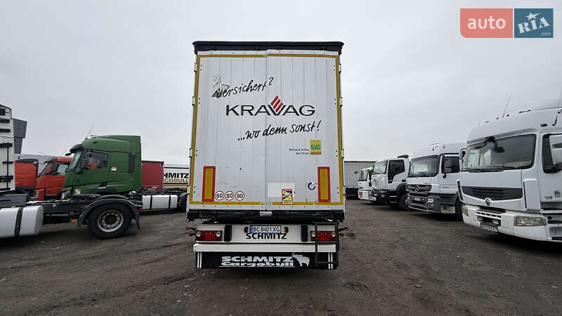 Тентований борт (штора) - напівпричіп Schmitz Cargobull SCS 2011 в Києві