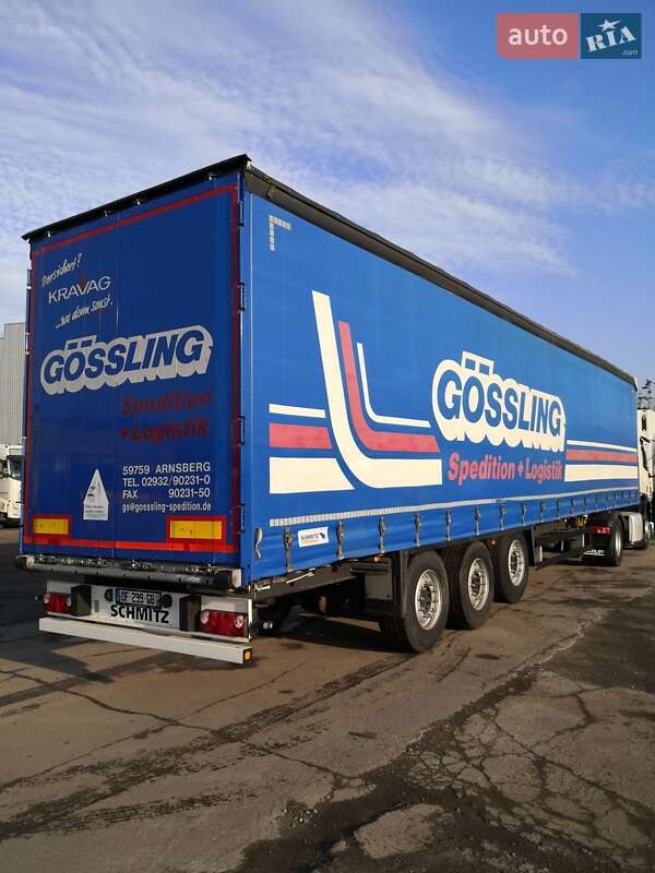 Тентованный борт (штора) - полуприцеп Schmitz Cargobull SCS 2017 в Каменском фото 4 Тентованный борт (штора) - полуприцеп Schmitz Cargobull SCS 2017 в Каменском