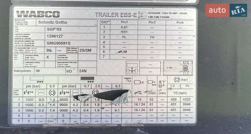 Зерновоз - напівпричіп Schmitz Cargobull SGF S3 2015 в Чернівцях фото 8 Зерновоз - напівпричіп Schmitz Cargobull SGF S3 2015 в Чернівцях