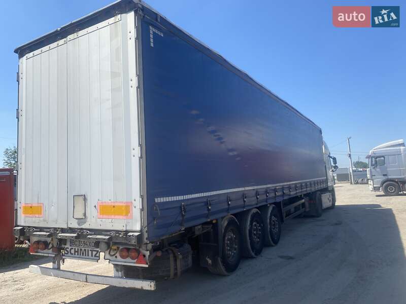 Тентований борт (штора) - напівпричіп Schmitz Cargobull SKO 24 2011 в Городку