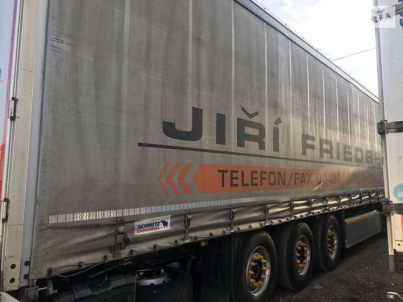 Тентованный борт (штора) - полуприцеп Schmitz Cargobull SO1 2008 в Виннице
