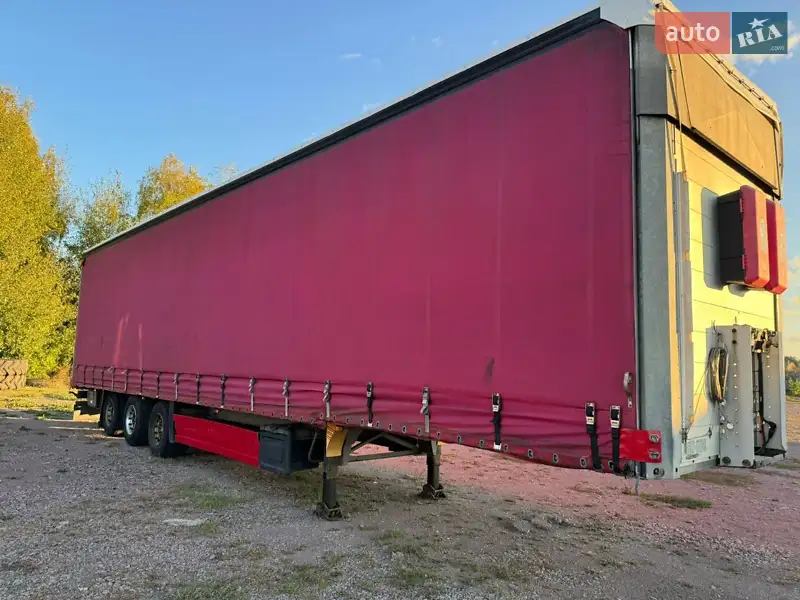 Тентованный борт (штора) - полуприцеп Schmitz Cargobull SO1 2008 в 