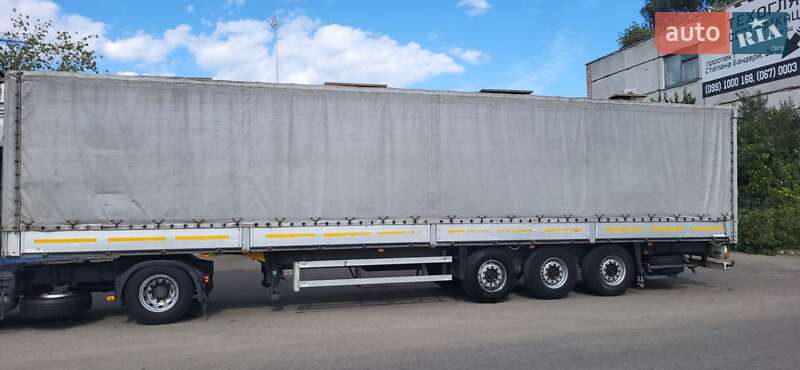 Тентований борт (штора) - напівпричіп Schmitz Cargobull SO1 2002 в Вишгороді