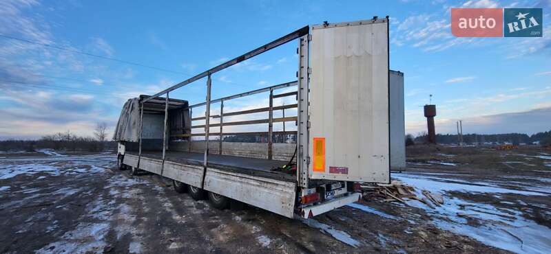 Тентований борт (штора) - напівпричіп Schmitz Cargobull SO1 2002 в Вишгороді