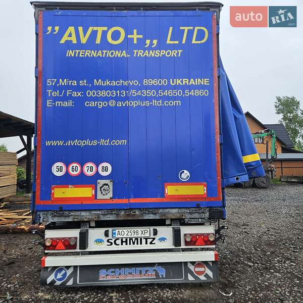 Тентованный борт (штора) - полуприцеп Schmitz Cargobull SO1 2007 в Рокитном фото 11 Тентованный борт (штора) - полуприцеп Schmitz Cargobull SO1 2007 в Рокитном