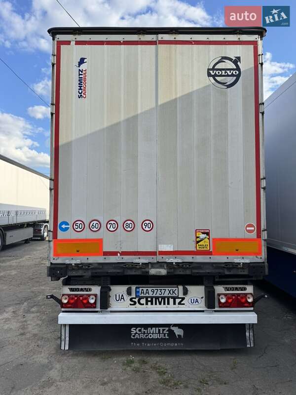 Тентованный борт (штора) - полуприцеп Schmitz Cargobull SO1 2008 в 