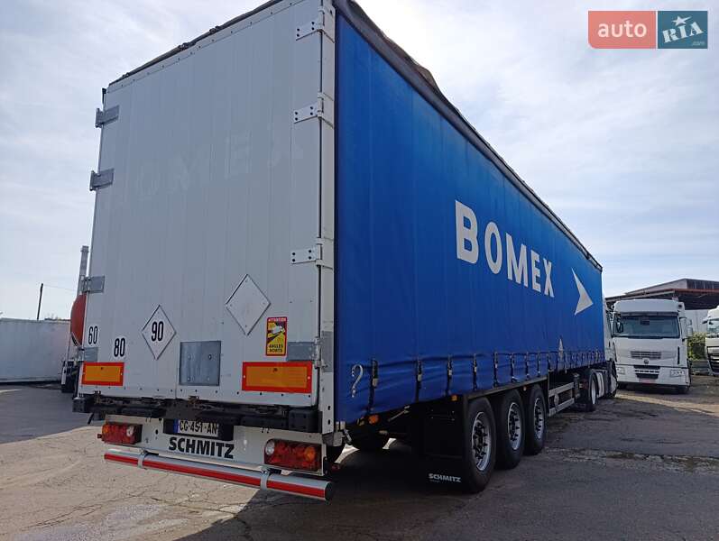 Тентованный борт (штора) - полуприцеп Schmitz Cargobull SSD 2003 в Ровно
