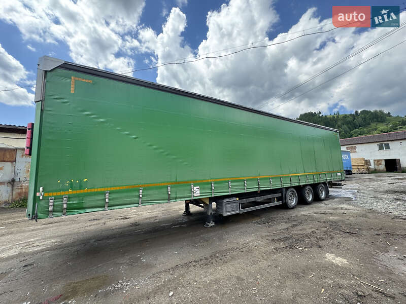 Тентованный борт (штора) - полуприцеп Schmitz S-01 2008 в Верховине фото Тентованный борт (штора) - полуприцеп Schmitz S-01 2008 в Верховине
