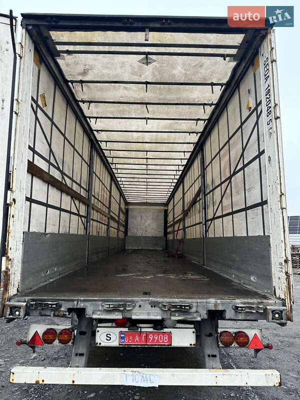 Тентований борт (штора) - напівпричіп Schmitz S-01 2010 в Ратному