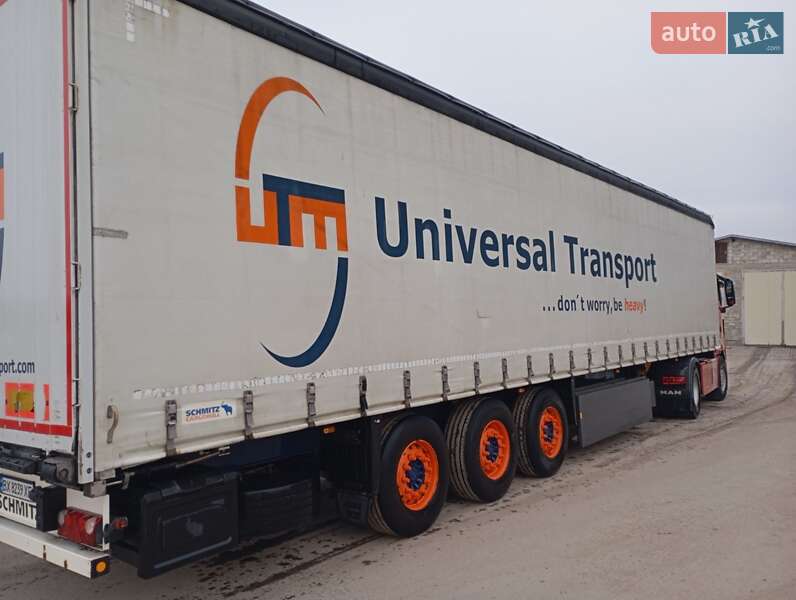 Тентованный борт (штора) - полуприцеп Schmitz S-01 2009 в 