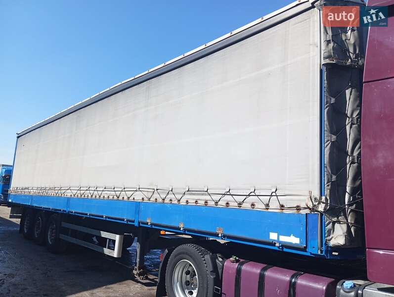 Тентованный борт (штора) - полуприцеп Schmitz S-01 2002 в Ковеле