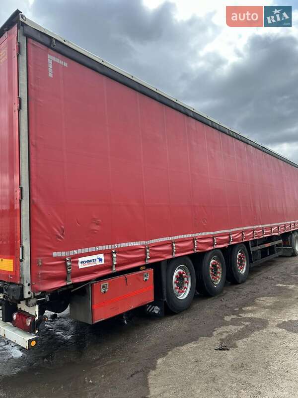 Тентованный борт (штора) - полуприцеп Schmitz S-01 2008 в Сокирянах фото 2 Тентованный борт (штора) - полуприцеп Schmitz S-01 2008 в Сокирянах