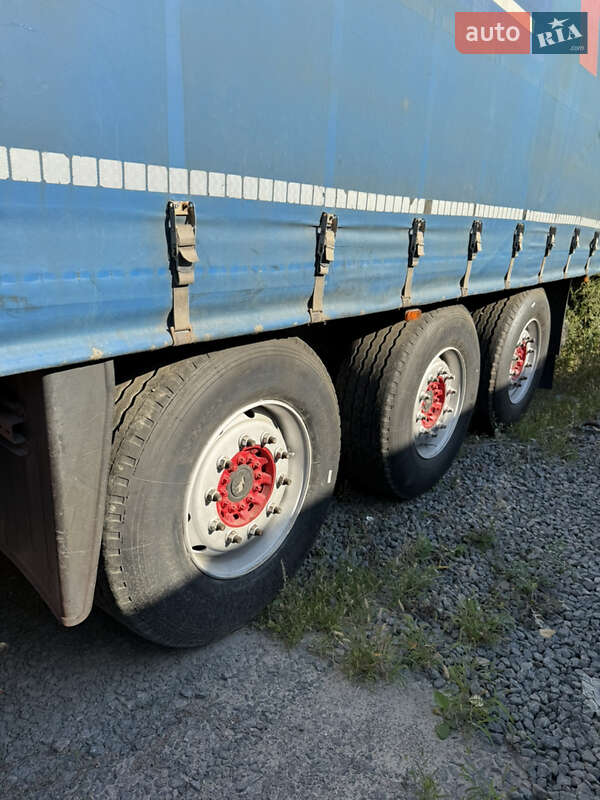 Тентованный борт (штора) - полуприцеп Schmitz S-01 2008 в Киеве