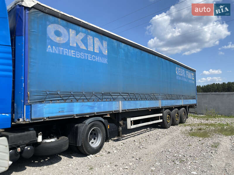 Тентований борт (штора) - напівпричіп Schmitz S-01 2002 в Пилиповичах