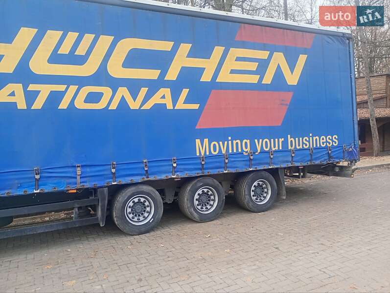 Тентованный борт (штора) - полуприцеп Schmitz S-01 2004 в Шептицькому фото Тентованный борт (штора) - полуприцеп Schmitz S-01 2004 в Шептицькому