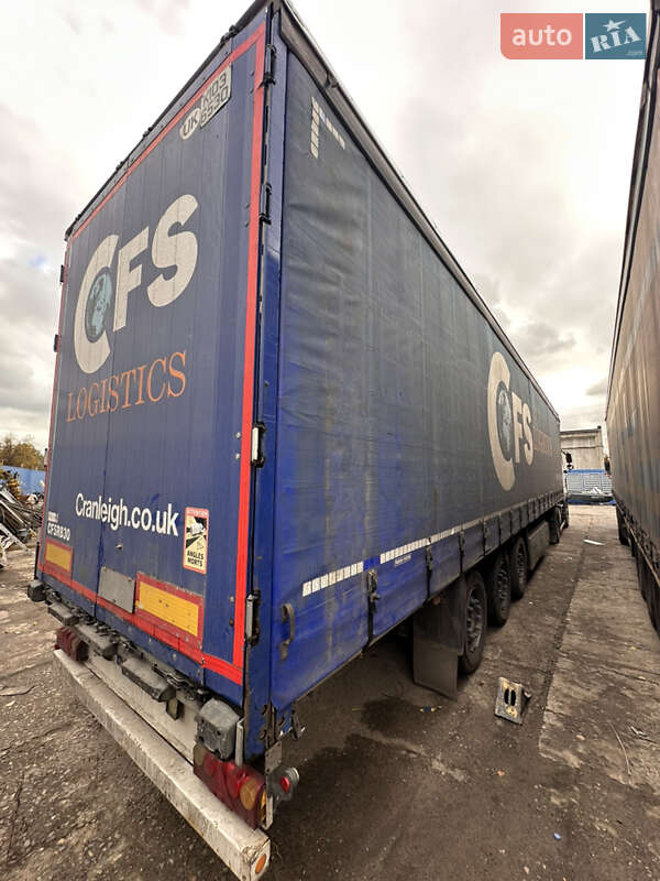 Тентованный борт (штора) - полуприцеп Schmitz S-01 2007 в Днепре