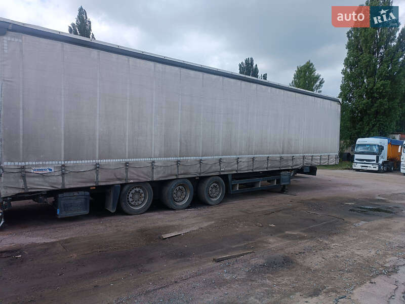Тентований борт (штора) - напівпричіп Schmitz SCS 24 2007 в Житомирі
